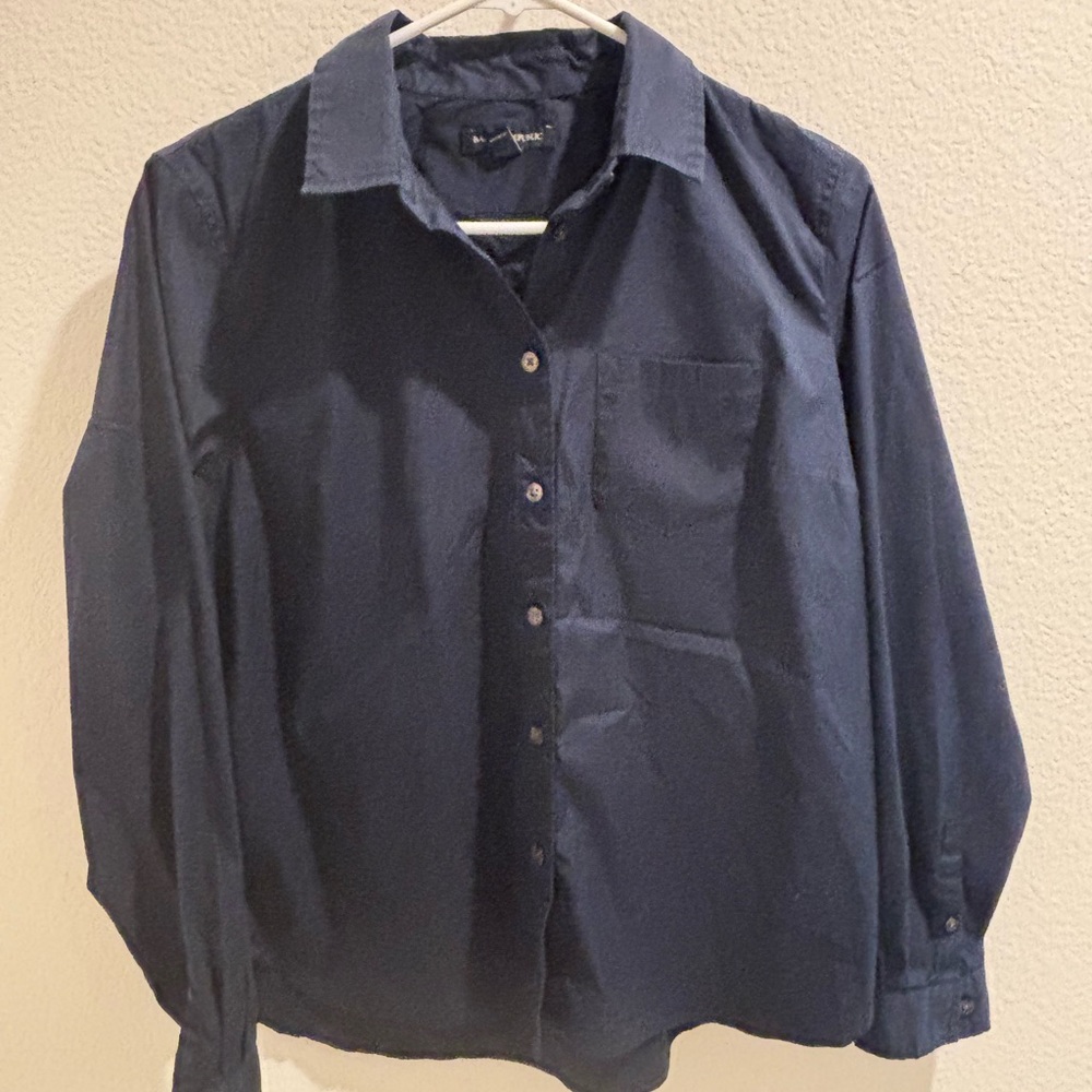Banana Republic Factory | Relaxed Blouse | Navy | Medium
